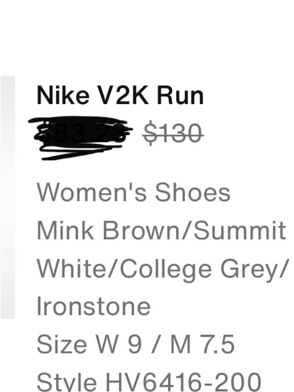 Nike V2K Sneaker